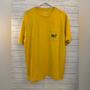 Vineyard Vines Yellow Football T-Shirt